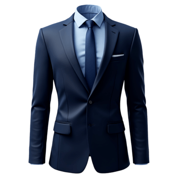 خانه 10 pngtree a formal navy blue suit with tie displayed without head or png image 15749879 2